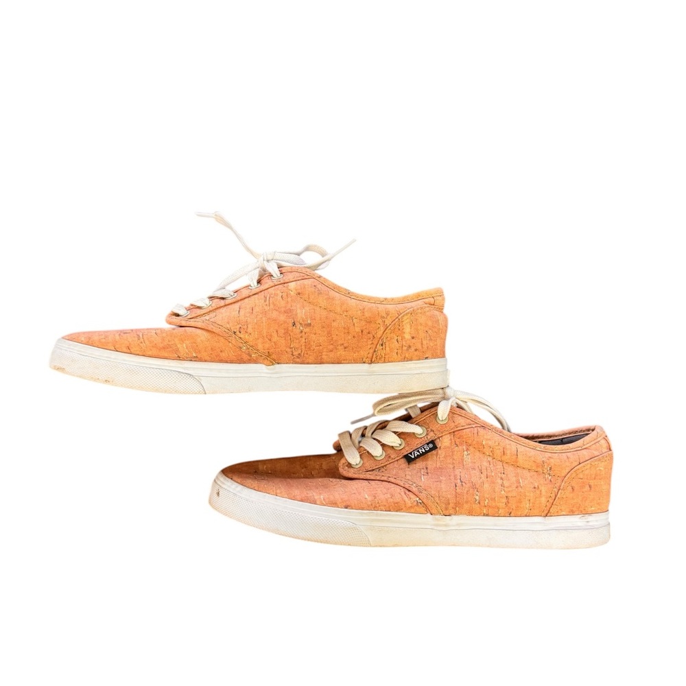 Vans UltraRange Cork Sneakers Women's 6.5 Eco Vegan Low Top Lace-Up Shoes in EUC - Picture 4 of 10
